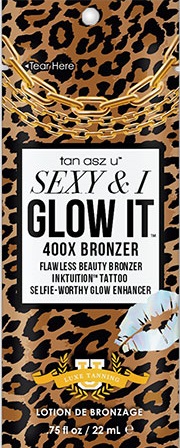 Double Shot SEXY and I GLOW IT 400X Bronzer Packet